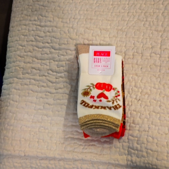 3 pair holiday socks Three - Picture 1 of 4